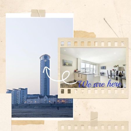Beach On The Doorstep Meridian Tower Marina Swansea Daire Dış mekan fotoğraf